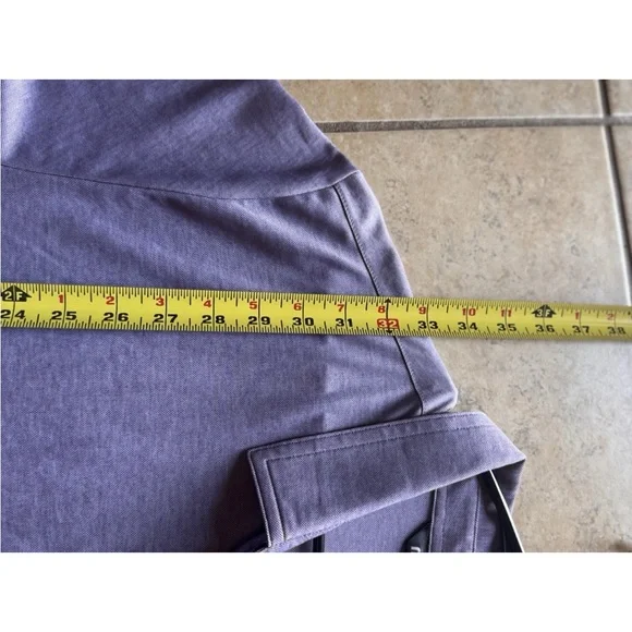 Travis Mathew Golf Polo Shirt Mens XXL Purple NWT The Oceanside Heather Polo - Picture 7 of 8